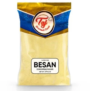 TAJ Besan Flour 2-Pounds | Chick Pea | Gram Flour | Finely Grounded - Picture 1 of 8