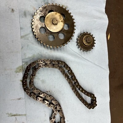 1975 Arctic Cat  Cheetah Vintage Snowmobile Drive chain case sprockets chain - Image 1 of 3