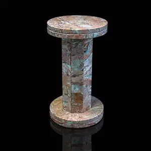 Colonna Base Classica in Marmo Fior di Pesco Italian Marble Column Base H.45cm - Picture 1 of 1