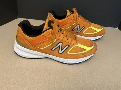 ¡Raro! Zapatos para correr/caminar New Balance 990v5 para hombre hechos en EE. UU. “Naranja”. Talla 8D Foto 1 de 4