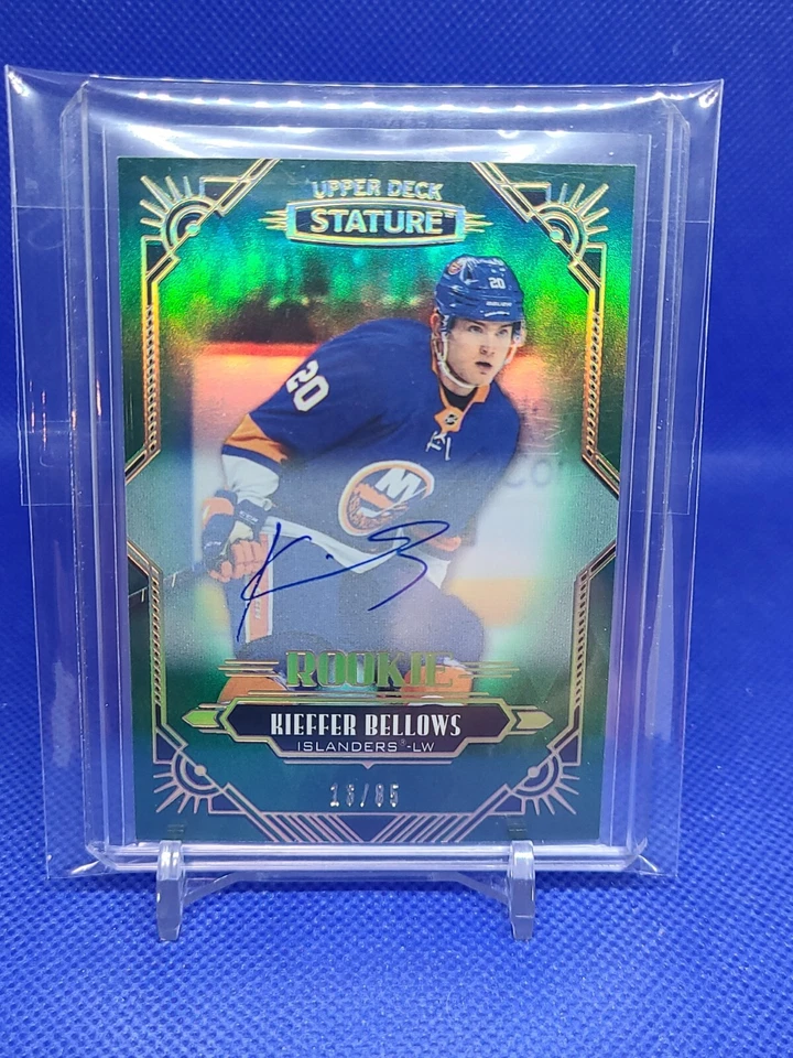 2020-21 UD Stature Rookie Auto Kieffer Bellows /85 New-York Islanders  - Image 1 of 1