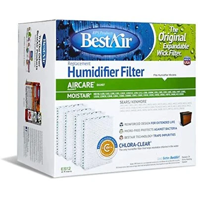 BestAir ES12-2 Extended Life Humidifier Replacement Paper Wick Humidifier - Image 1 of 3