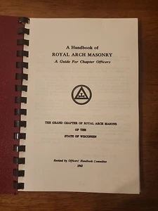 A Handbook of Royal Arch Masonry, Wisconsin 1962 - Bild 1 von 4