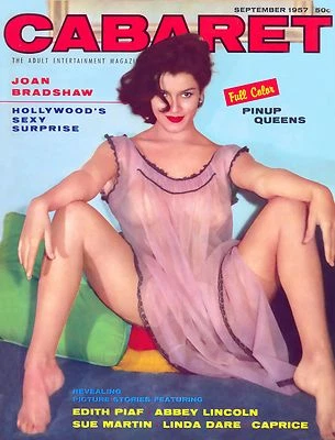 1957 Cabaret Magazine High Quality Metal Magnet 3 x 4 inches 9478