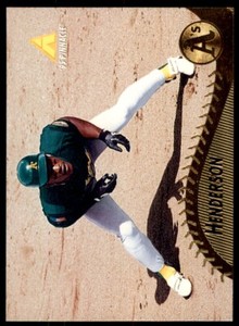 1995 Pinnacle #201 Rickey Henderson Oakland Athletics