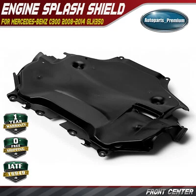 Protector contra salpicaduras del motor delantero central para Mercedes-Benz C300 2008-2014 GLK350 Foto 1 de 4
