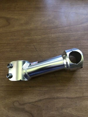 JD-349 Transx Component Stem 110mm Length 1 1/8” Steer 1” Handlebar Clamp Silver - Image 1 of 4
