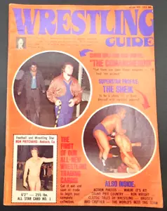WRESTLING GUIDE NOVEMBER 1973 THE SEIK CHRIS COLT DORY FUNK JR. BOBO BRASILIEN - Bild 1 von 4