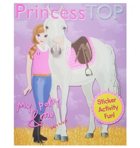 GIRLS PRINCESS TOP MY PONY & ME STICKER ACTIVITY BOOK FOR CHILDREN -FUN - 32 PGS - Picture 1 of 4