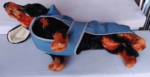 Hundemantel für Dackel, Rücken ca. 46 cm, wasser-und winddicht, Unikat - Bild 1 von 7