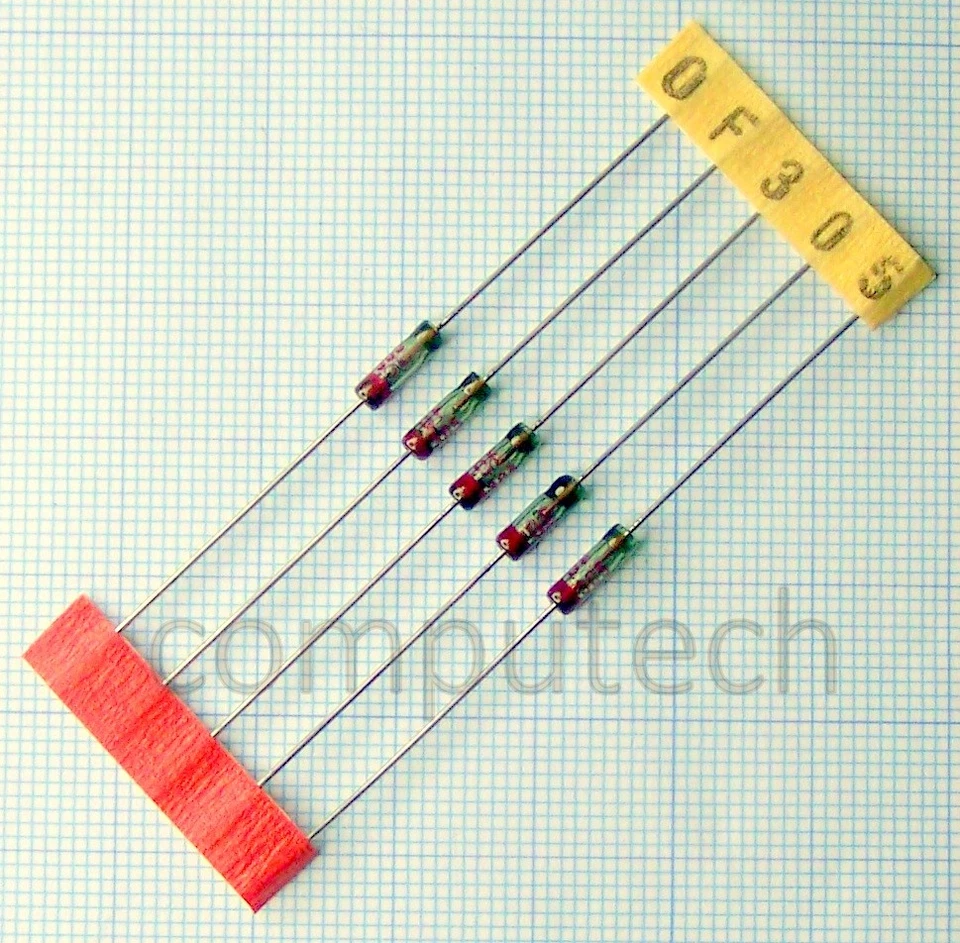 RRF VALVO RADIORÖHRENFABRIK 5 pezzi Diodo al Germanio OF305 (NOS)