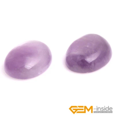 Natural Gemstone Amethyst CAB Cabochon Beads For Jewelry Ring Pendant Making YB - Image 1 of 4