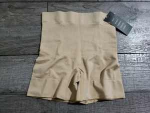 Womens Seamless Shaping Boyshorts Panties Tummy Control Underwear, Beige Sz S - Picture 1 of 7