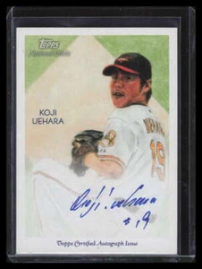 2010 Topps National Chicle Autographs Umbrella Black Back Koji Uehara Auto 24/25 - Picture 1 of 2