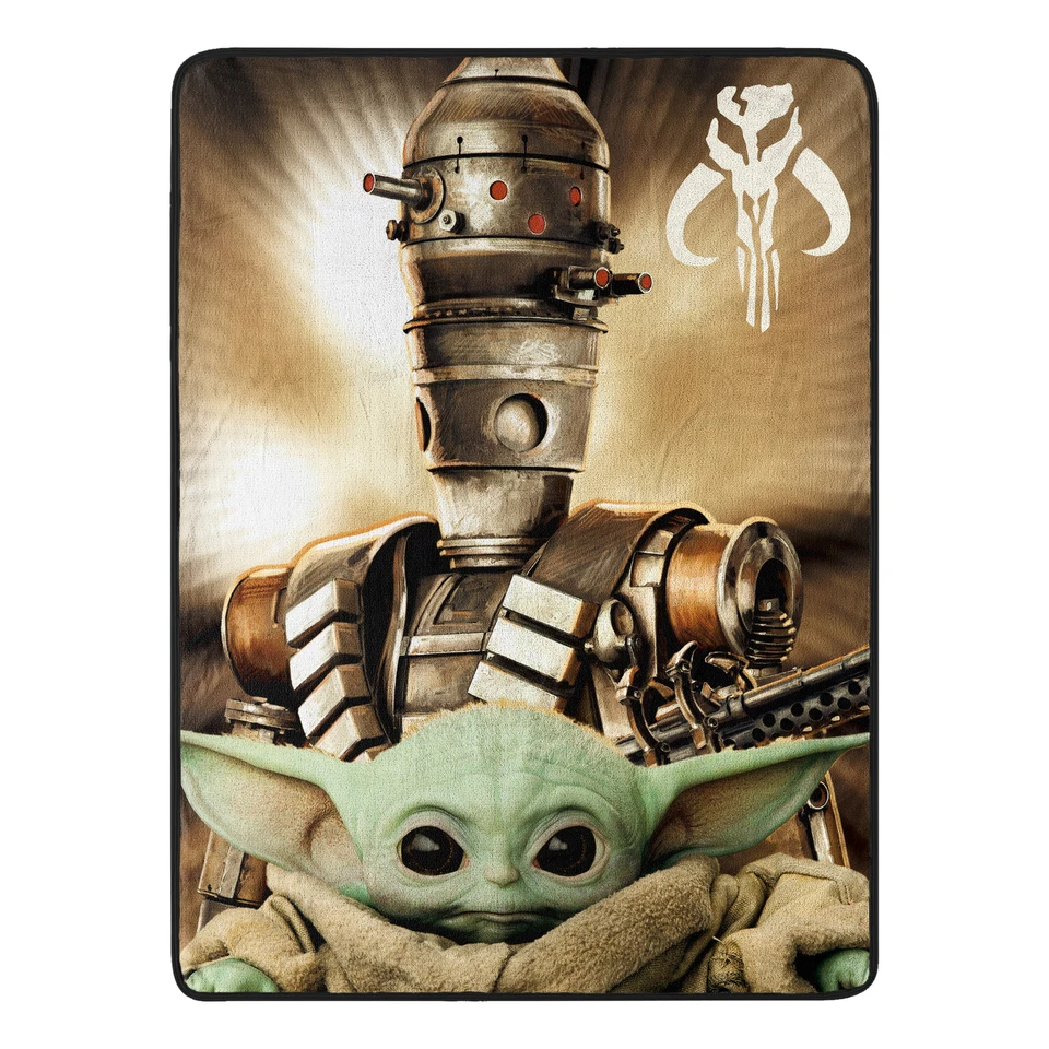 Star Wars The Mandalorian: Nurse Protocol 46" X 60" Super Plüsch Wurfdecke - Bild 1 von 1