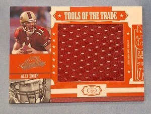 2007 Absolute Memorabilia Tools of the Trade Alex Smith Game Used Jersey 50/50 - Bild 1 von 2