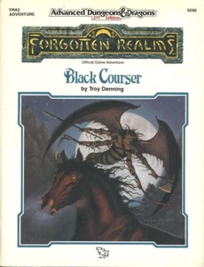 FRA2 BLACK COURSER w/MAP EXC+! 9290 D&D Module Forgotten Realms Dungeons Dragons - Picture 1 of 3