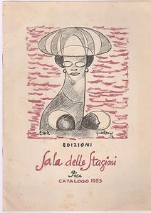 Catalogo generale 1954 edizioni Sala delle stagioni Pisa Vallerini 6065 - Imagen 1 de 1