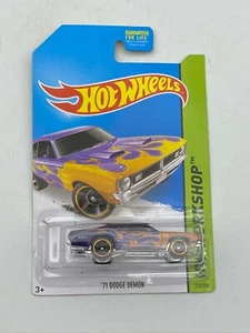 Hot Wheels '71 Dodge Demon 2014 HW Workshop Heat Fleet New On Card 216/250 - Bild 1 von 8