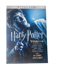 Harry Potter: Years 1-6 (DVD, 2009, 6-Disc Set, WS) *New Sealed* - Picture 1 of 6