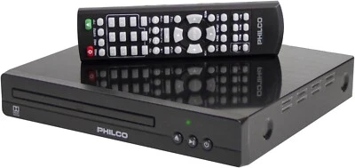 Philco PHD1001 DVD Player Progressive Scan Digital Audio Output w/ Remote