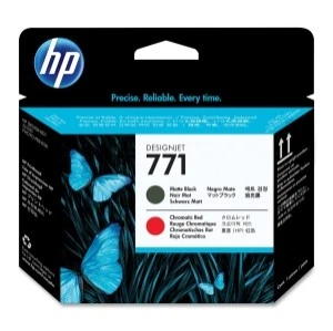 HP 771 CE017A Printhead -  Red/Black