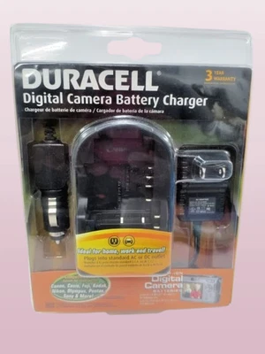CARGADOR DE BATERÍA PARA CÁMARA DIGITAL DURACELL PARA HOGAR, TRABAJO Y VIAJE EN CAJA Foto 1 de 4