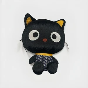 Chococat C1612B Sanrio Smiles 2008 Plüschtier 5 Zoll Stofftier Puppe Japan schwarze Katze - Bild 1 von 4