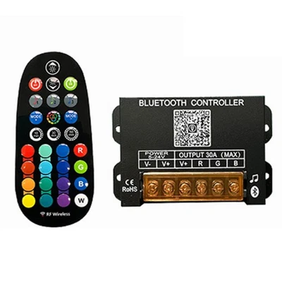 Bluetooth DC5-24V RGB LED Strip Light Controller 30A 4-Wire 3-Channel4633 - Bild 1 von 4