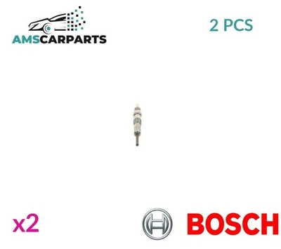 ENGINE GLOW PLUGS 0 250 403 058 BOSCH 2PCS NEW OE REPLACEMENT - Image 1 of 4