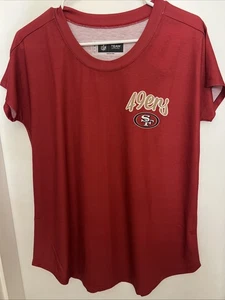 T-shirt donna NFL SF 49ers San Francisco taglia S manica corta nuova con etichetta - Foto 1 di 6