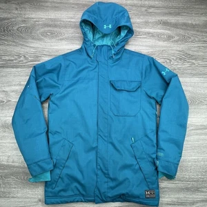 Under Armour Storm Jacket Mens Small Blue ColdGear Infrared PrimaLoft Skiing - Picture 1 of 24