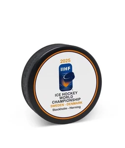 EISHOCKEY PUCK WM 2025 SWEDEN DENMARK  Herning Stockholm - Bild 1 von 1