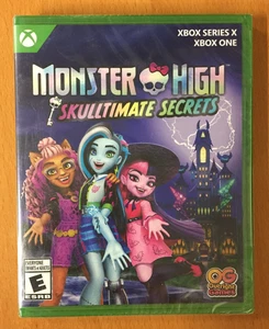 NEW sealed MONSTER HIGH Skulltimate Secrets XBOX ONE xb1 SERIES X xsx XBSX - Picture 1 of 3