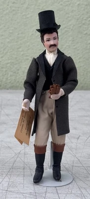 Figura miniatura Connie Sauve Dollhouse Bonnie Sanford Man "ADAM" 6" muñeca de alto Foto 1 de 4