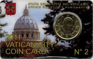 VATICANO 2011 Coin Card n° 2 - Picture 1 of 1