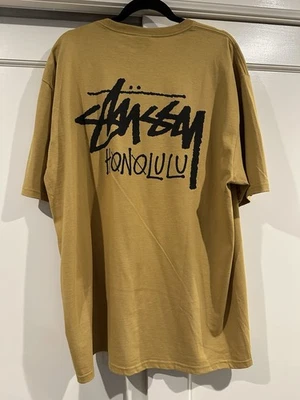 Горчица Stussy Stock Honolulu XL новая без ценников - Изображение 1 из 2