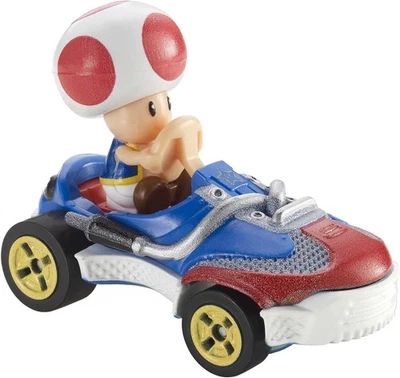 Hot Wheels GBG30 Mario Kart 1:64 Die-Cast Toad con vehículo Sneeker Foto 1 de 2