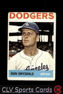 Baseball sports Topps Don Drysdale Los Angeles Dodgers Very Good - Picture 1 of 2