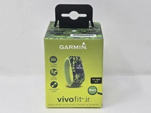 Garmin vivofit jr. Kinder Fitness/Aktivitätstracker, grün Digi Camo 010-01634-01 - Bild 1 von 6