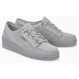 Mephisto LADY Light Gray Suede Sneakers US Size 9 VGUC - Picture 1 of 12