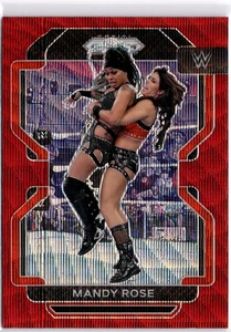 Mandy Rose 2022 Panini Prizm WWE Red Wave Prizm #178 WWE NXT - Picture 1 of 2
