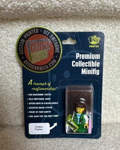 Minifigure Cookie Pusher Citizen Brick nuova rara - Foto 1 di 6