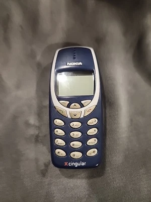 Nokia 3360 — синий сотовый телефон ATandT Candybar, не протестированные детали - Изображение 1 из 4