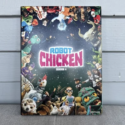 Robot Chicken: Season Four 4 DVD 2008 2-Disc Adult Swim - Image 1 of 2