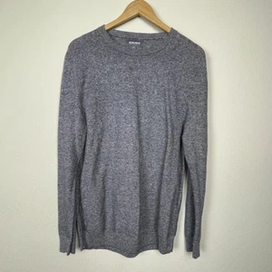 Camiseta Bonobos Calce Ajustado Manga Larga Talla L Gris Lino Algodón Tejido Capa Camiseta - Imagen 1 de 5