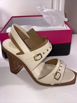 Vince Camuto Women's Ridena Sandal, Style 0304VC4085, Size 7.5 Color Panna Creme - Image 1 of 4