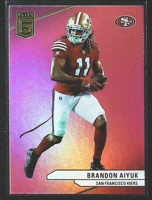 2024 Donruss Elite Brandon Aiyuk Pink #41 San Francisco 49ers - Image 1 of 2