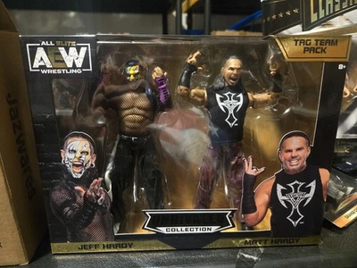 AEW Colección Inigualable Hardy Boyz Matt Hardy & Jeff Hardy Tag Team Pack NUEVO Foto 1 de 4