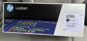 HP 658X Toner Cartridge Black W2000X NEW-SEALED - Afbeelding 1 van 6